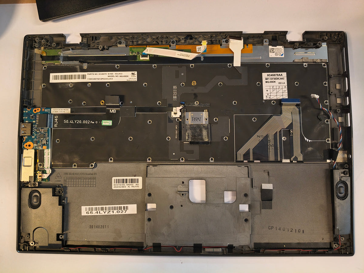 Lenovo X1 Carbon gen2 Topcase m/ Tastatur
