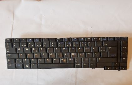 HP Compaq 6710b tastatur med dansk layout – brugt reservedel