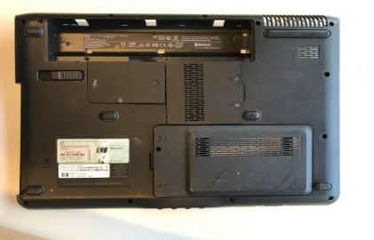 Hp Pavilion DV2000 Bottom cover – brugt reservedel