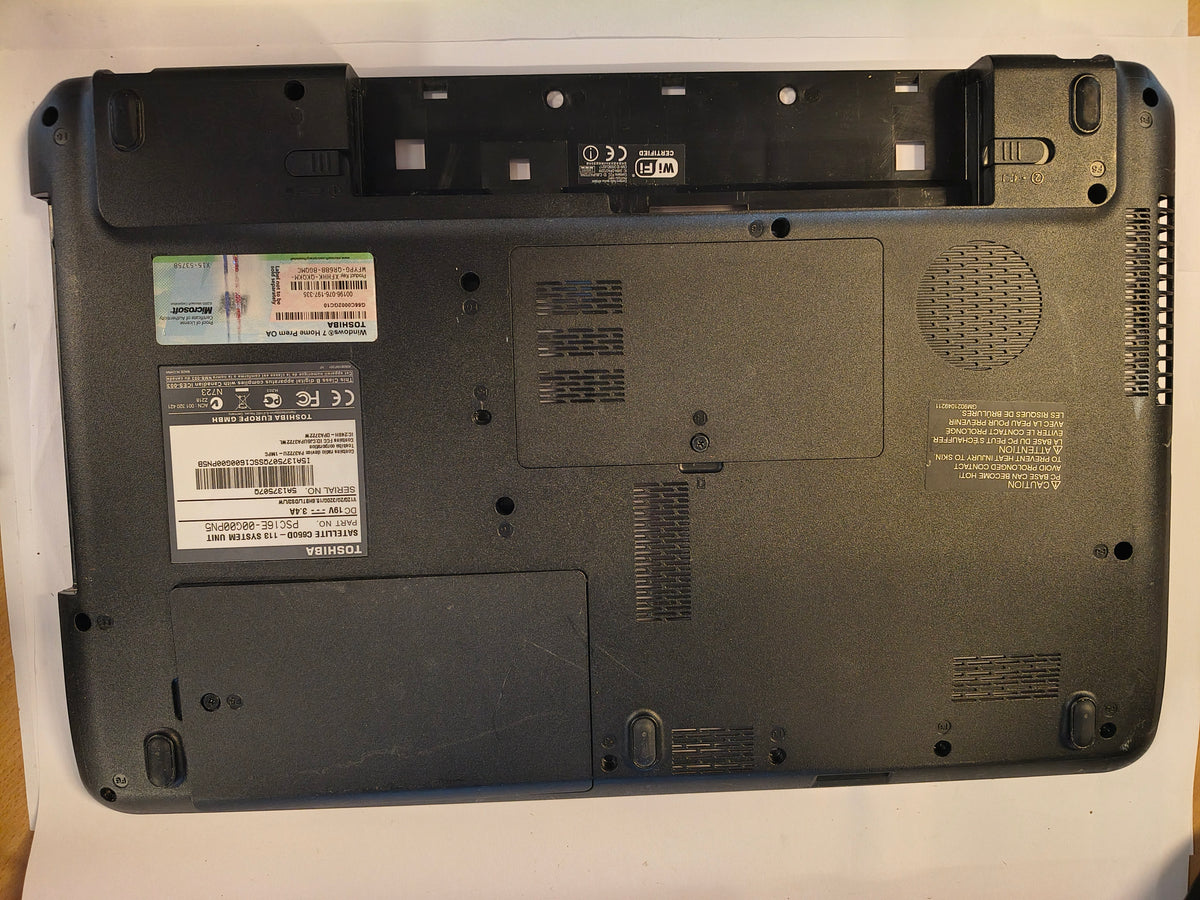 Toshiba Satelit C650C 113 Bottomcover