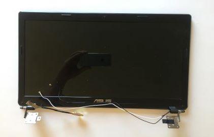 Asus X53S Screen complet – brugt reservedel