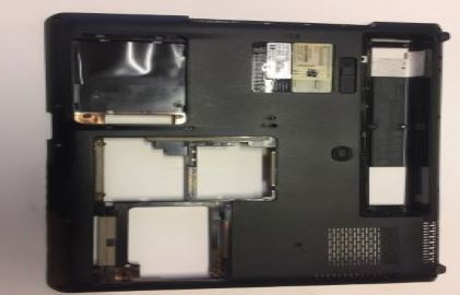 HP Pavilion DV9000 Bottomcase – brugt reservedel